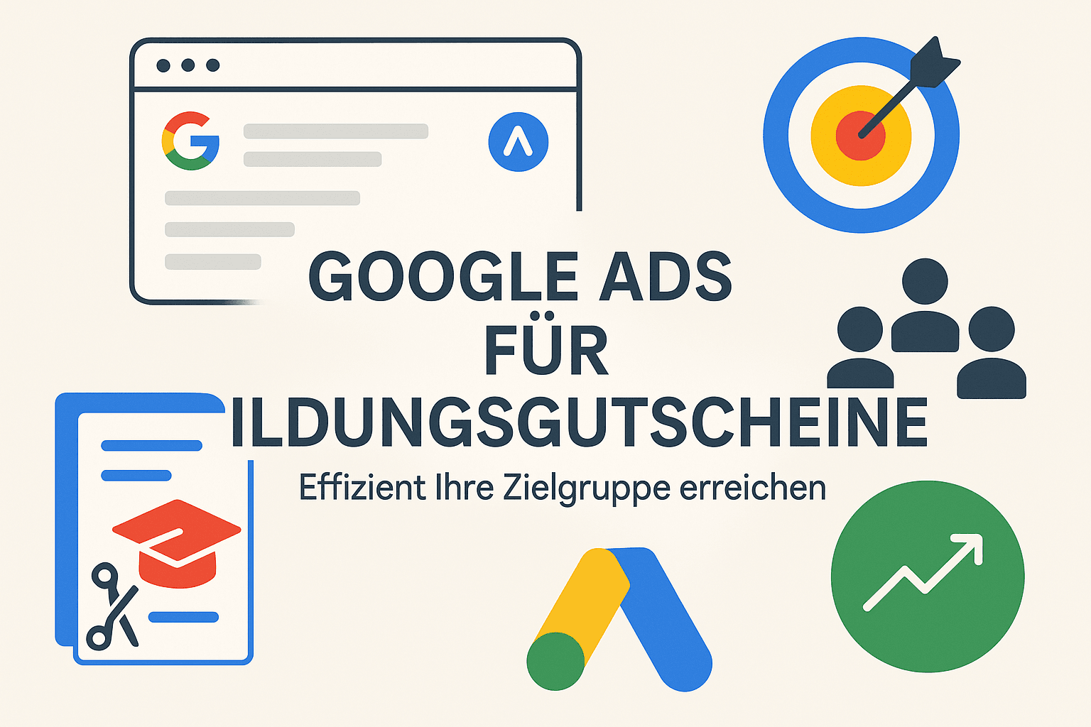 Google Ads für Bildungsgutscheine: So erreichen Sie Ihre Zielgruppe effizient