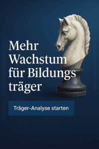 Mehr Wachstum für Bildungsträger