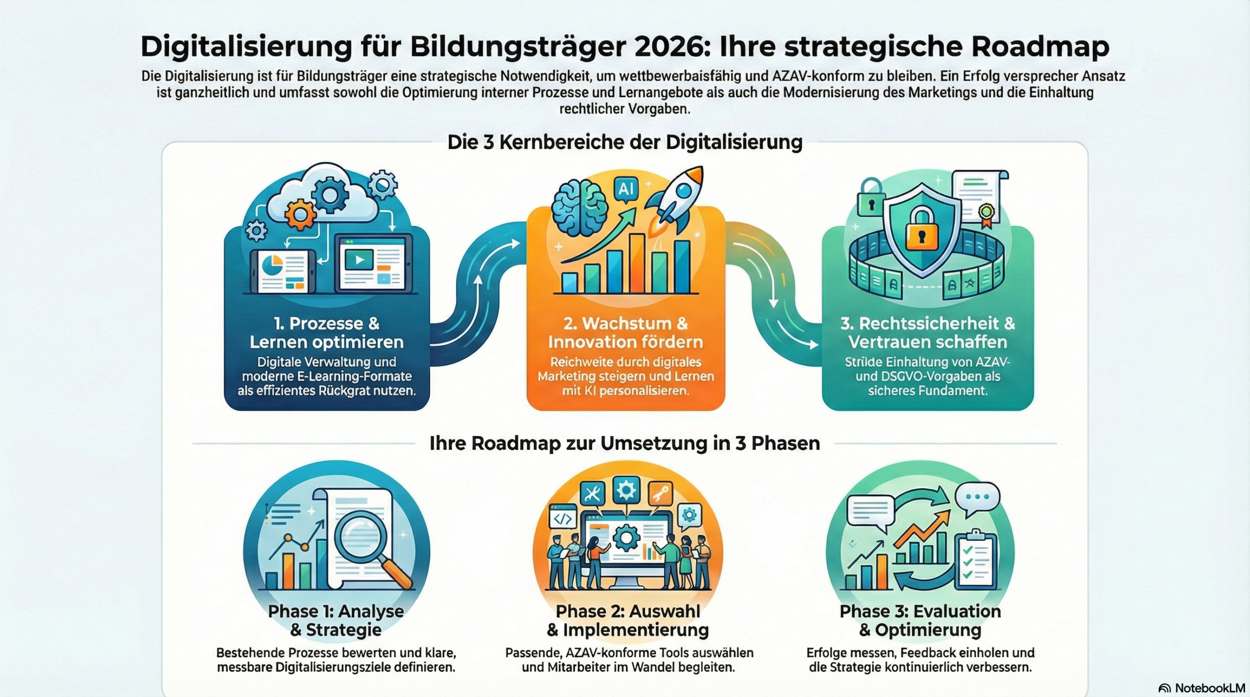 Strategische Roadmap zur Digitalisierung für Bildungsträger 2026 | azav-wissen.de
