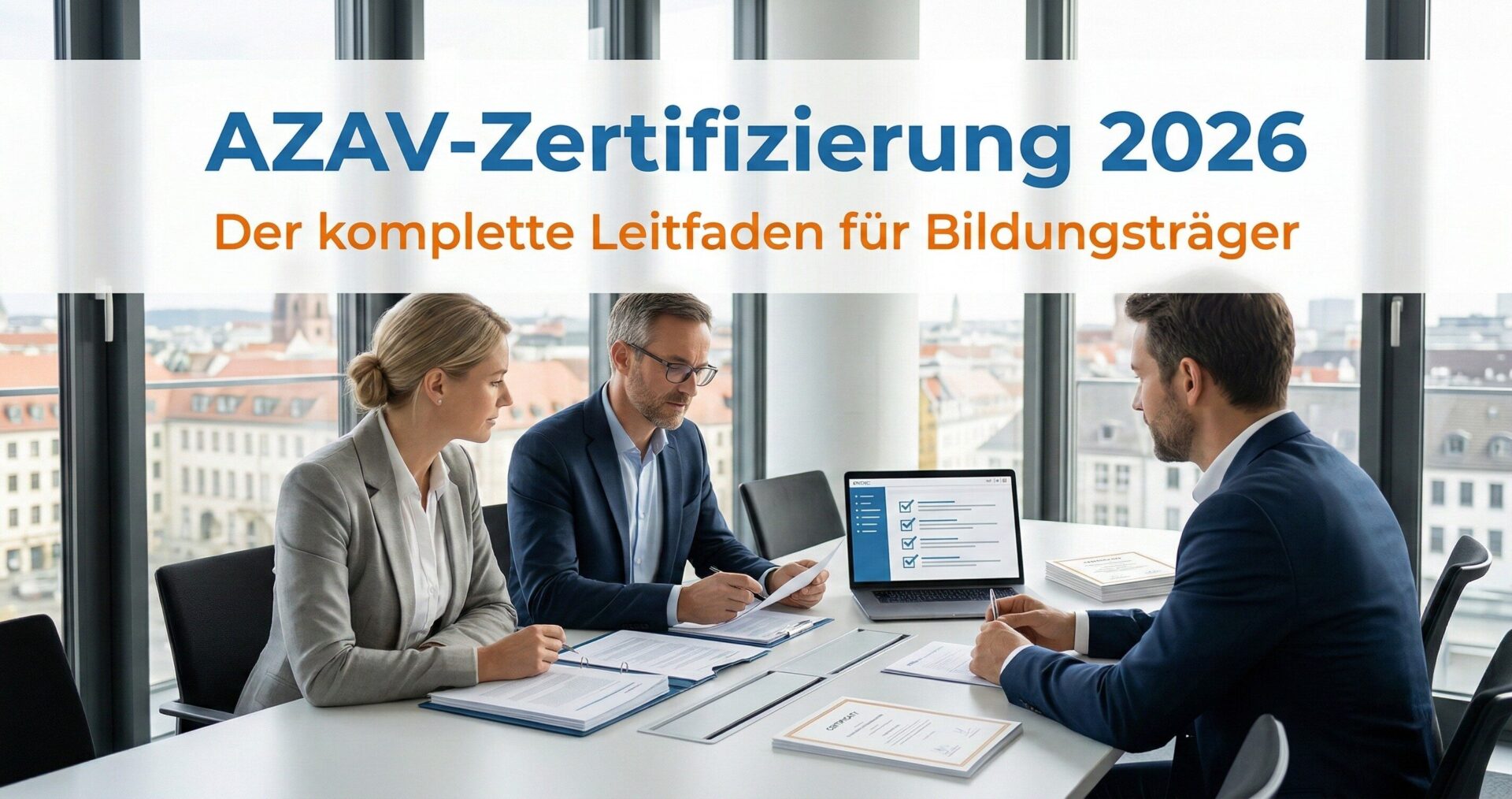 AZAV-Zertifizierung 2026 – Leitfaden für Bildungsträger mit Schritt-für-Schritt-Anleitung