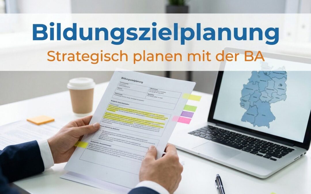 Bildungszielplanung der Bundesagentur für Arbeit: Aufbau des Dokuments, wo es zu finden ist und wie Bildungsträger in drei Schritten ihre Angebotsplanung darauf ausrichten