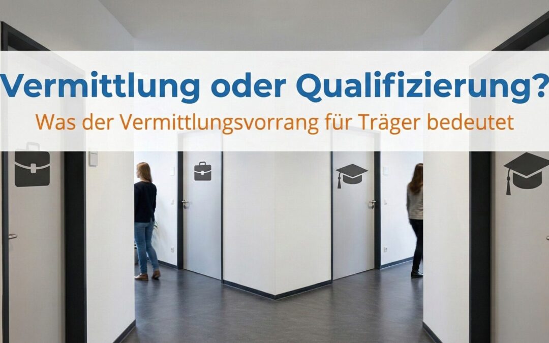 Vermittlungsvorrang vs. Qualifizierung in der neuen Grundsicherung 2026 – Auswirkungen auf AZAV-Bildungsträger | azav-wissen.de